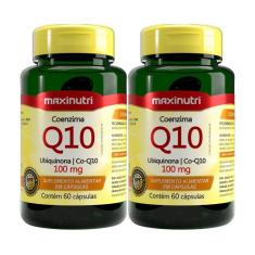 Imagem de Kit 2 Coenzima Q10 100mg com 60 Capsulas Maxinutri