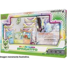 Imagem de Jogo De Cartas Pokémon Coleção Paldea Sprigatito 40 - Vila Brasil