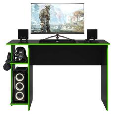 Imagem de Mesa Gamer Leeds Q01 - Adj Decor Preto/Verde