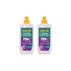 Imagem de Ativador De Cachos Niely Gold 250G Linhaça+Karite- Kit C/2Un