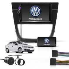 Imagem de Kit Multimidia 2 Din 7" Mp5 Bt Espelha Volkswagen Voyage G5 - First Op