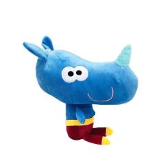 Imagem de Pelucia Hey Duggee Rinoceronte Tag Desenho Infantil 20Cm