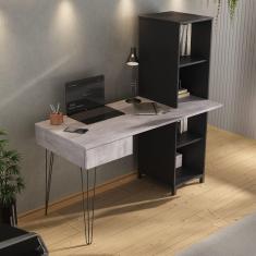 Imagem de Escrivaninha com Estante e Gaveta Fusion