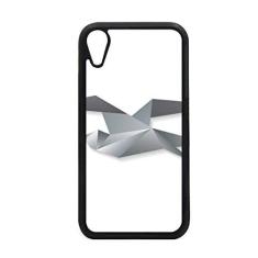 Imagem de Capa abstrata geométrica com estampa de origami de corvo para iPhone XR para proteção de telefone Apple