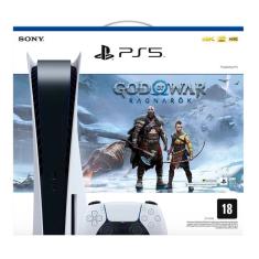 Imagem de Console Playstation 5 825 GB Sony Bundle God Of War Ragnarok 4K