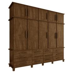 Imagem de Guarda Roupa 10 Portas e 12 Gavetas Nicolau Malbec G37 - Gran Belo