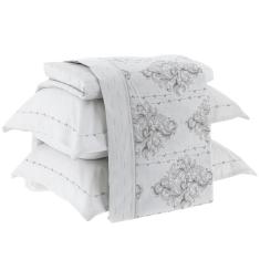 Imagem de Jogo De Cama Solteiro Plus Kacyumara Satinee Sartore 300Fios