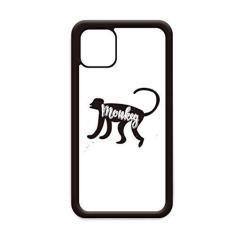 Imagem de Capa macaco preto e branco animal para iPhone 11 Pro Max para Apple Mobile Case Shell
