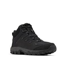 Imagem de Columbia Buxton Peak Mid II Tênis de caminhada masculino, Preto/Tubarão, 38
