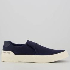 Imagem de Tênis Aramis Daily Slip Canvas Marinho e Branco-Masculino