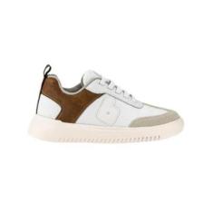 Imagem de Bibi Tenis Infantil New Way Branco com Marrom-Masculino