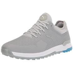 Imagem de Puma Golf Tênis de golfe masculino Proadapt Alphacat, Cintura alta/prata puma/azul Ibiza, 38