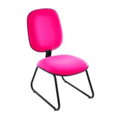 Imagem de Cadeira Diretor Trapézio para Escritório Linha Uno Rosa