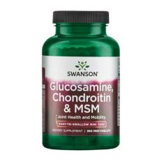 Imagem de Suplemento Glucosamina Condroitina e MSM Swanson 360 Comp