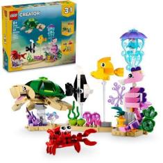 Imagem de Lego Creator Animais Marinhos 31158 Com 421Pcs