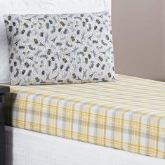 Imagem de Jogo De Lençol Solteiro Joy Malha 100% Algodão Estampado 2 Peças Adventure