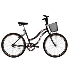 Imagem de Bicicleta Feminina Aro 26 Beach Preta - Dalannio Bike