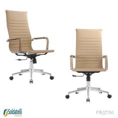 Imagem de Kit 2 Cadeiras Office Giratória Manhattan Presidente PU Várias Cores B