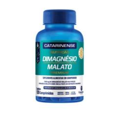 Imagem de Dimagnésio Malato Premium Catarinense Nutrição 120 comprimidos