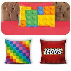 Imagem de Jogo De Cama Infantil 4 Peças Lençol 180Fios Capas Almofadas - Bordado