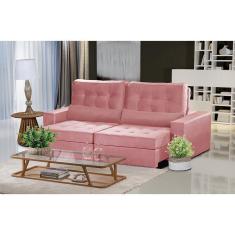 Imagem de Sofá 3 Lugares 2.30 Mt Retrátil Reclinável Rose