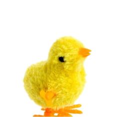 Imagem de Pintinho Amarelinho Divertido De Pelúcia A Corda Infantil