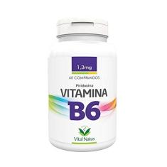 Imagem de Vitamina B6 - Piridoxina 60 Comprimidos 1,3mg - Vital Natus