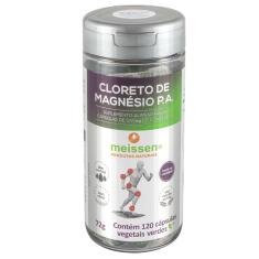 Imagem de MEISSEN CLORETO DE MAGNESIO P.A. 500 MG 120 CáPS. VERDE - MEISSEN 