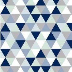 Imagem de Tapete Mosaico Triangulos  Casa Dona Antiderrapante 100 x 140 cm