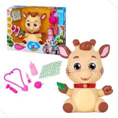 Imagem de Boneca Girafa Baby Mama E Chora Sai Lágrimas + Mamadeira