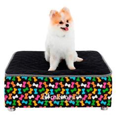 Imagem de Cama Box Pet + Lençol Impermeável para Cachorros e Gatos Luxo Bf Colchões