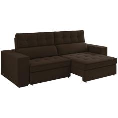 Imagem de Sofa Retratil E Reclinavel 3 Lugares 218 cm Evidence sl 942 Veludo Moll