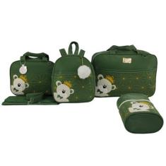 Imagem de Bolsa maternidade 5 peças urso imperador - LET BABY BOLSAS DE MATERNID