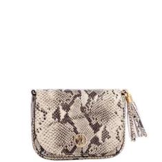 Imagem de Bolsa Tiracolo Leopoldine em Couro Legítimo Animal Print Cobra-Feminino