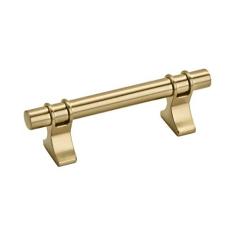 Imagem de Amerock | Puxador de armário | Bronze champanhe | 3 polegadas (76 mm) centro a centro | Davenport | 1 pacote | Puxador de gaveta | Puxador de gaveta | Ferragens de armário
