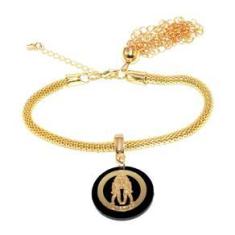 Imagem de Pulseira Berloque Estética Beleza Moda Folheado Ouro 18k