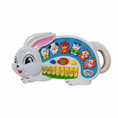Imagem de Piano Musical Teclado Coelhinho Infantil Bebe. - Toy King - Toys King
