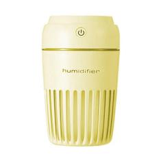 Imagem de Umidificador Difusor de Aromas USB Luz LED Carro Casa Quarto Amarelo