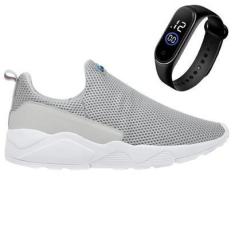 Imagem de Tênis Masculino Pra Usar na Academia ou Passeio + Relógio-Masculino