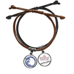 Imagem de DIYthinker Pulseira de couro com corrente de mão com dragão azul da cultura chinesa