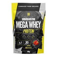 Imagem de Mega Whey Protein 900g - Iridium Labs Sabor:Morango