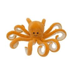 Imagem de Polvo Marrom Claro 10 Tentáculo 30Cm Altura Pelúcia Fofytoys - Drina
