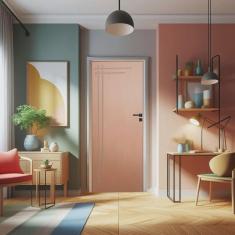 Imagem de Porta de Madeira Sarrafeada 210x82cm Friso 6 Jb Portas Angelim