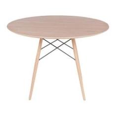 Imagem de Mesa Eames Eiffel Redonda 107cm - Freijó