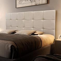 Imagem de Cabeceira Casal Estofado Gleen Areia