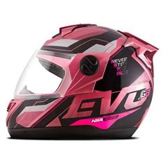 Imagem de Capacete Evolution G8 Evo Brilhante Pro Tork Tam.62 Pink
