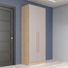 Imagem de Guarda Roupa Modulado 2 Portas 2 Gavetas San Diego Aveiro Oak/Cinza Urbano