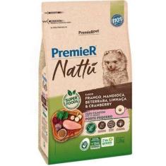 Imagem de Ração Premier Nattu Cães Filhotes Porte Pequeno Mandioca 1Kg