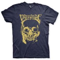 Imagem de Camiseta Bullet For My Valentine Marinho e  em Silk 100% Algodão