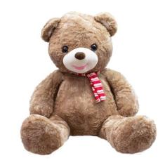 Imagem de Urso Marrom Laço 58cm - Pelúcia - Foffy